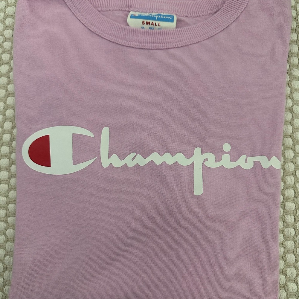 Champion Pink Logo T-Shirt